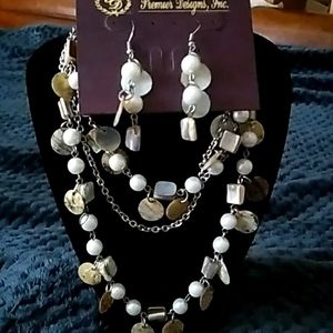Premier Design necklace and earring set